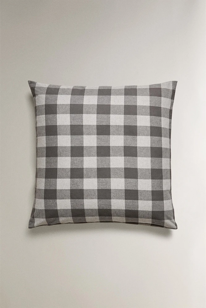 CHECK FLANNEL PILLOWCASE