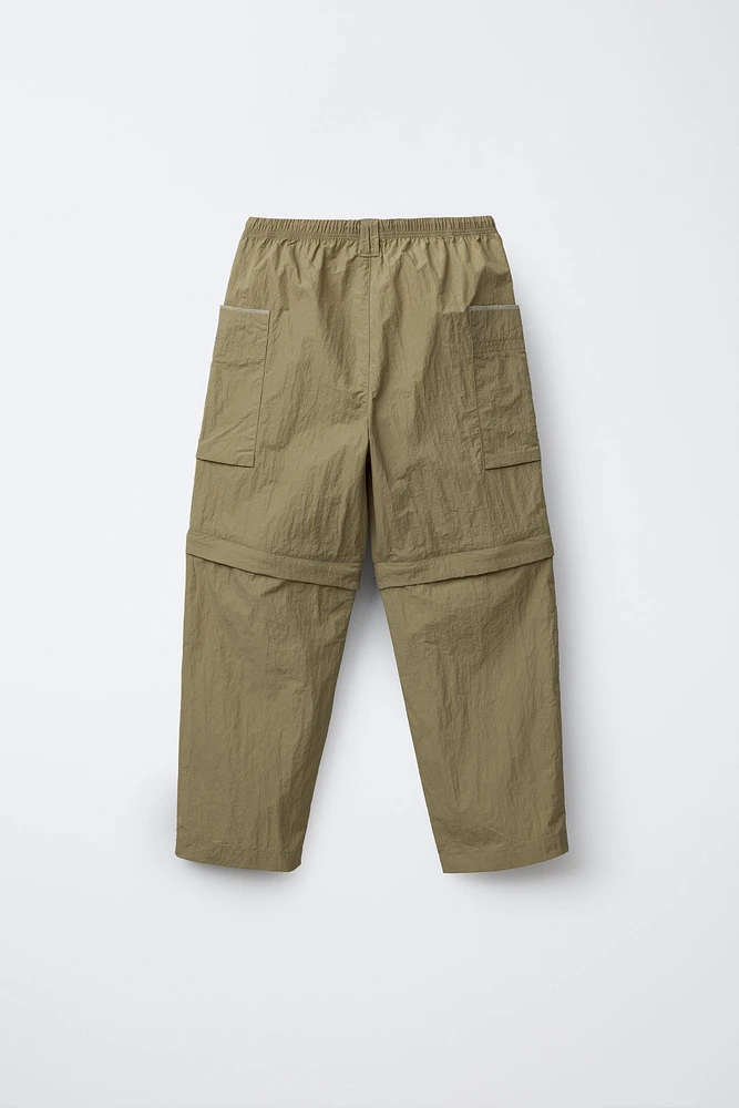 PANTALON NYLON AMOVIBLE BERMUDA