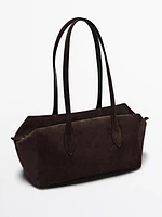 Sac west satchel en croûte de cuir