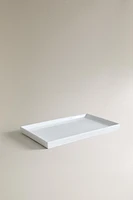 PLATEAU SALLE DE BAIN FAÏENCE BLANCHE