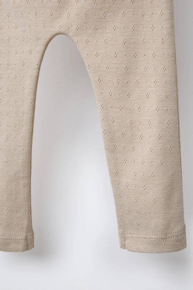TWO-PACK SEA POINTELLE LEGGINGS