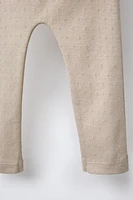 TWO-PACK SEA POINTELLE LEGGINGS
