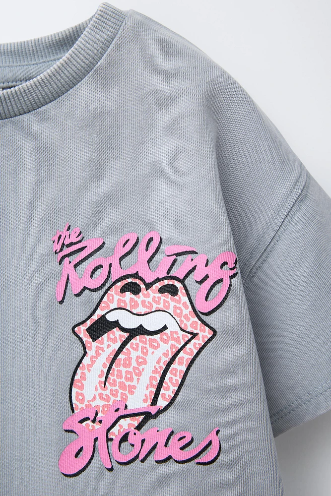 T-SHIRT HEAVY EFFET DÉLAVÉ ROLLING STONES ©