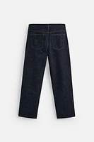 JEAN STRAIGHT FIT BROSSÉ