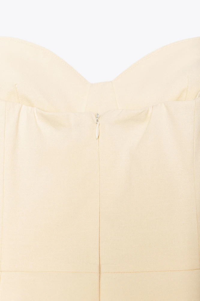 ROBE COURTE BUSTIER