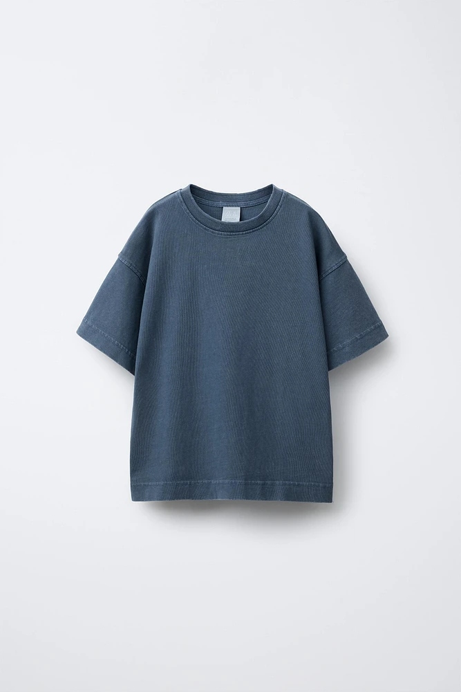 T-SHIRT ÉPAIS EFFET DÉLAVÉ