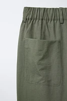 FLOWY PLEATED PANTS