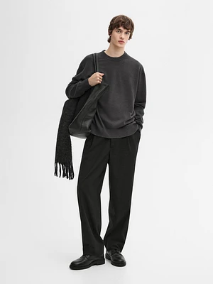 100% cashmere knit sweater