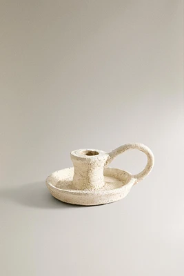 CLAY CANDLESTICK