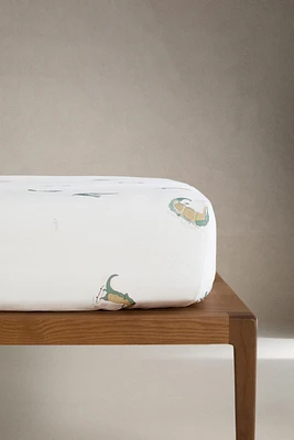 CHILDREN’S CROCODILE FITTED SHEET