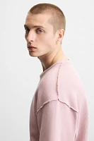 REVERSE EFFECT KNIT T-SHIRT