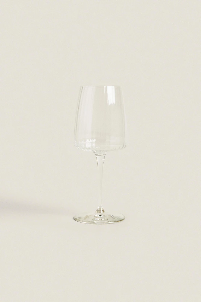 VERRE À VIN RECYCLABLE LIGNES