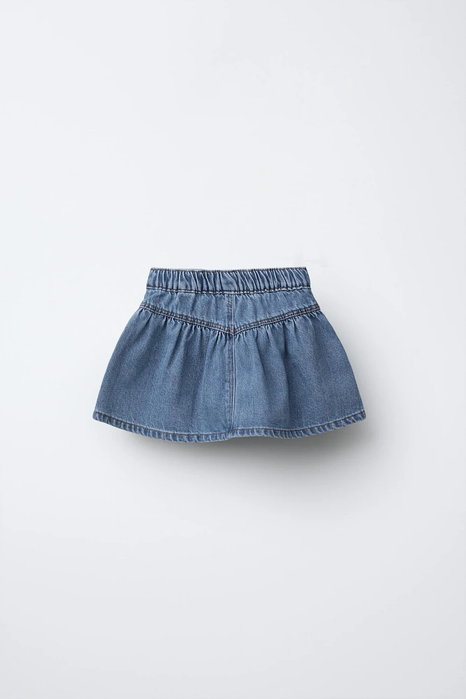 JUPE EN JEAN À BOUTONS
