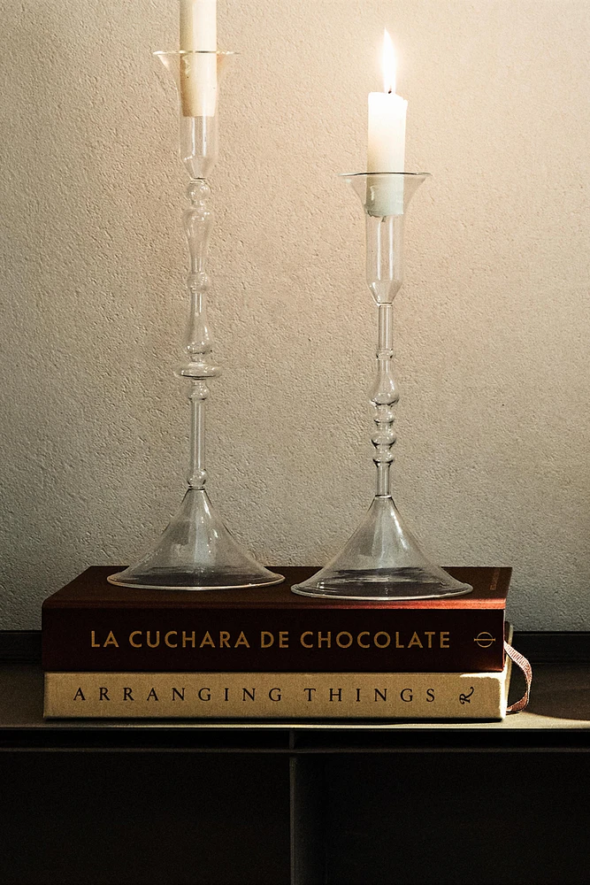 CRYSTAL CANDLESTICK