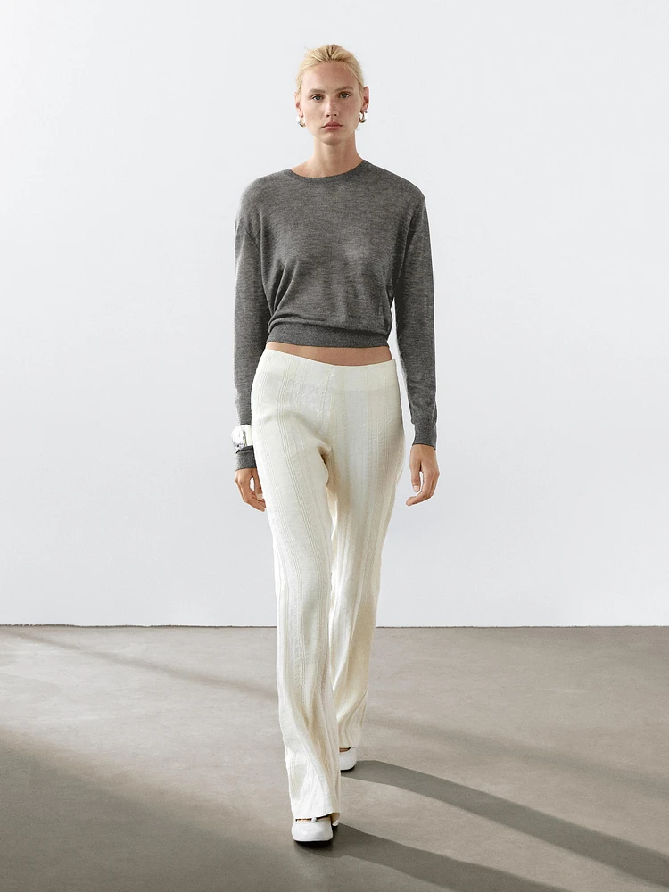 100% cashmere fine knit sweater