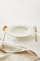 ASSIETTE CREUSE PORCELAINE BONE CHINA BORD