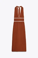 ROBE MI-LONGUE BRODÉE
