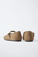 BALLERINES EN DAIM