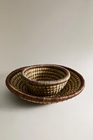 ROUND BRAIDED BASKET