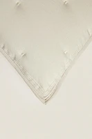 MICROFIBER PILLOW SHAM FOR QUILT