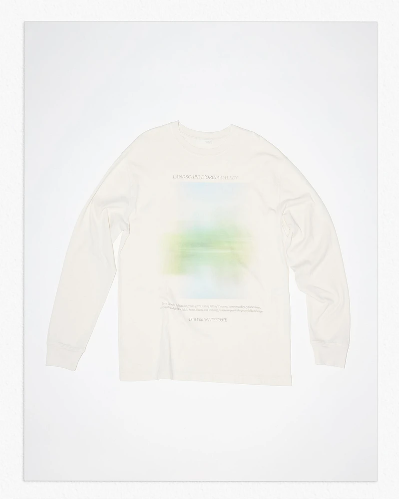LANDSCAPE TEXT T-SHIRT