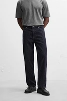 JEAN STRAIGHT FIT BROSSÉ