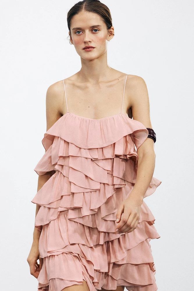 RUFFLED DRESS ZW COLLECTION