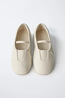 BALLERINES EN CUIR