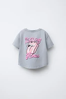 T-SHIRT HEAVY EFFET DÉLAVÉ ROLLING STONES ©