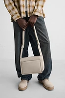 NYLON FLAP CROSSBODY BAG