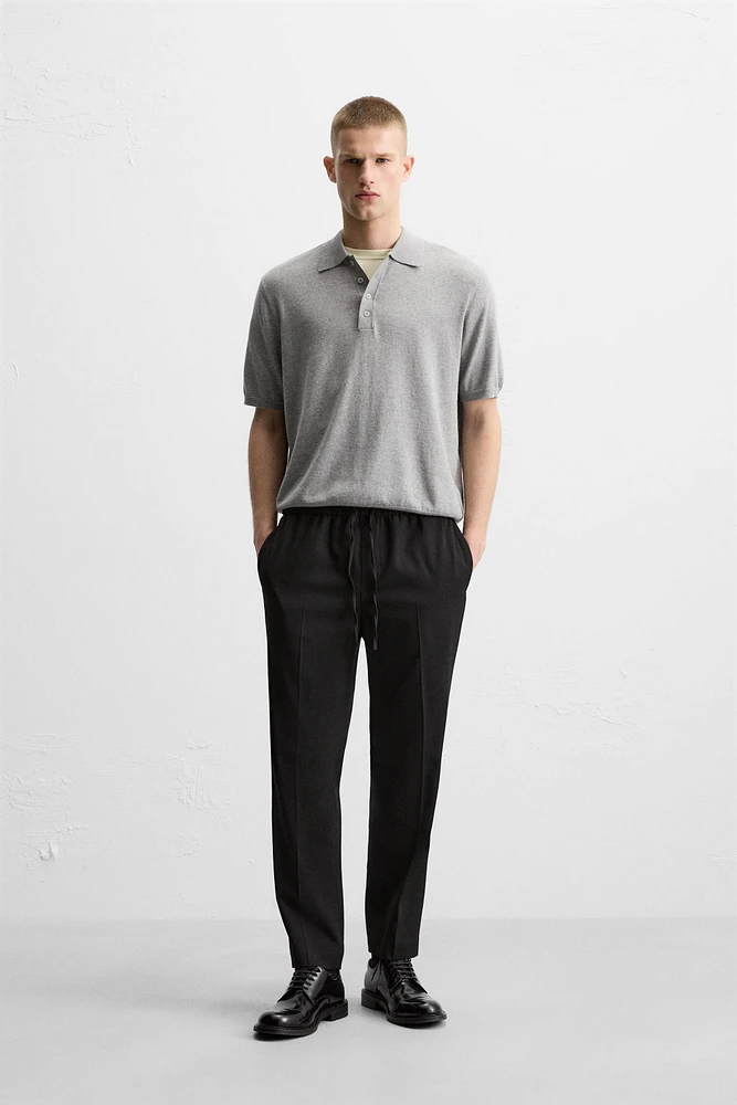 JOGGER WAIST STRETCH PANTS