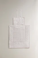 MATELAS À LANGER ENFANT RAYURES CARREAUX