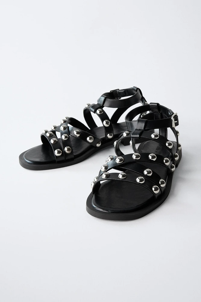 STUDDED SANDALS
