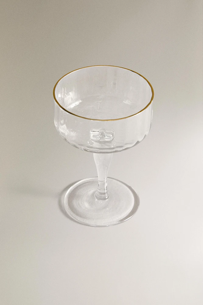 VERRE À VIN RECYCLABLE RELIEF