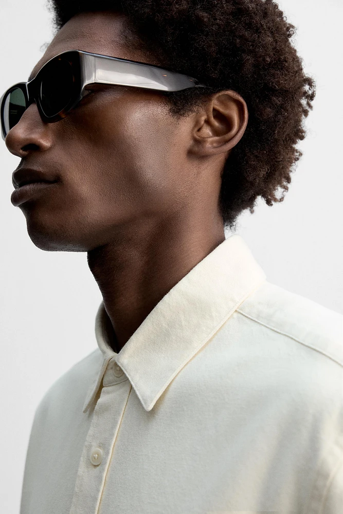 BRUSHED COTTON SHIRT