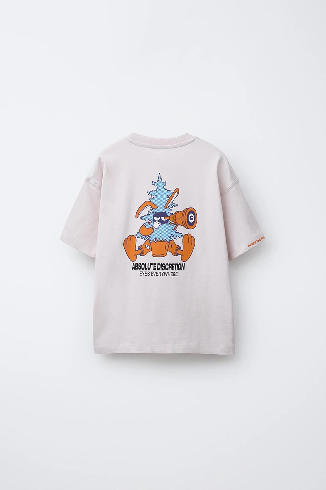 T-SHIRT À IMPRIMÉ LAPIN