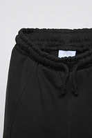 PANTALON EN MOLLETON STYLE JOGGING