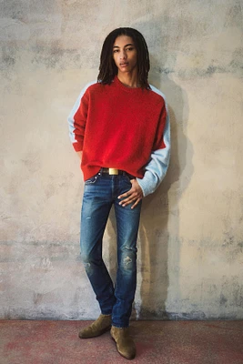 COLORBLOCK SWEATER BOBBY GILLESPIE X ZARA