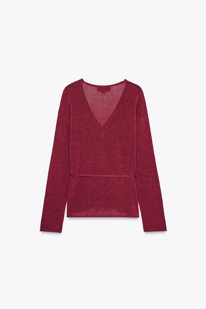 LINEN CARDIGAN