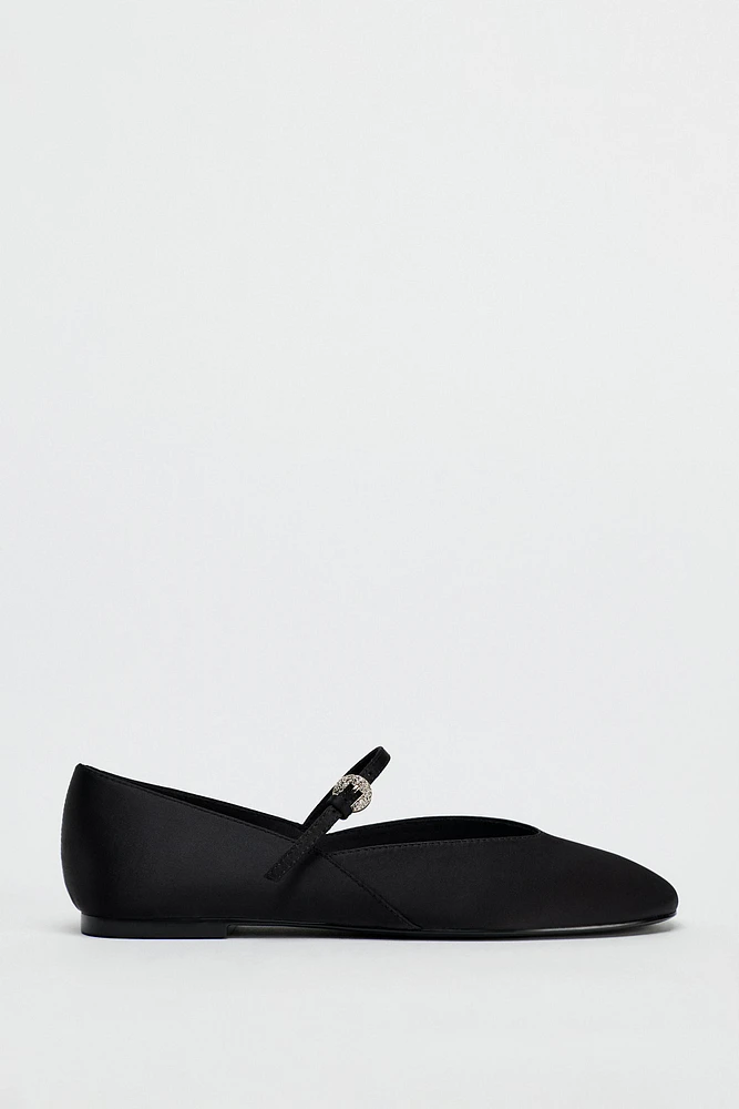 SATIN EFFECT BALLET FLATS 50TH ANNIVERSARY