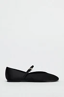 SATIN EFFECT BALLET FLATS 50TH ANNIVERSARY