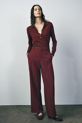 PANTALON TAILLE HAUTE COLLECTION ZW