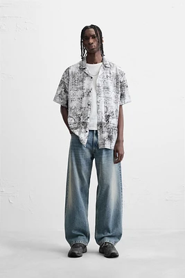 CHEMISE À IMPRIMÉ ABSTRAIT