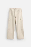 WIDE FIT CARGO PANTS