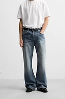 FLARE FIT BAGGY JEANS
