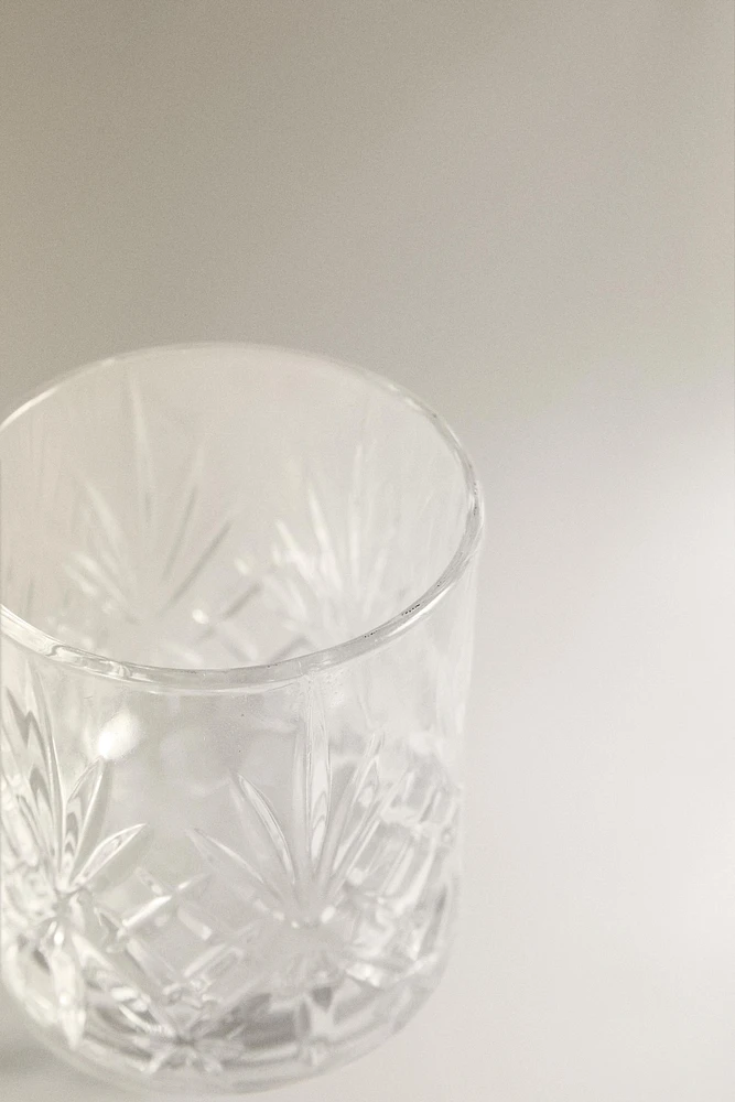 VERRE À SHOT TAILLÉ CRISTALLIN