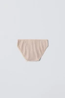 6-14 YEARS/ SIX-PACK OF FLOWER BRIEFS