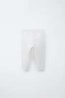 TWO-PACK OF RIBBED LEGGINGS WITH CARAVAN PRINT