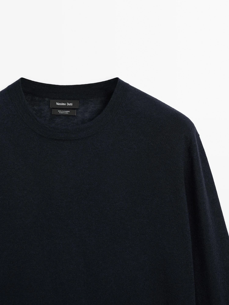 Pull en maille légère 100 % cachemire
