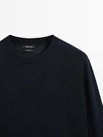 Pull en maille légère 100 % cachemire